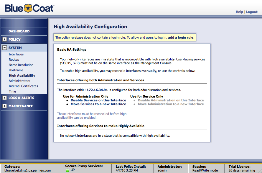 ProxyRA High Availability Configurationimage.